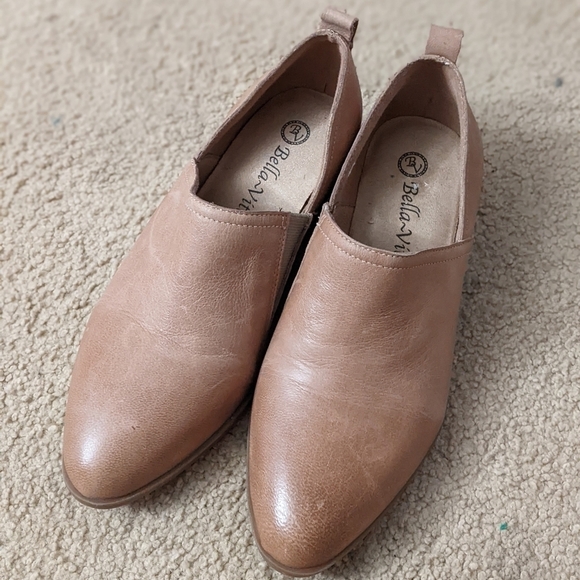 Bella Vita Tan Porter Shooties Heeled Ankle Shoes Size 6W - Picture 1 of 13